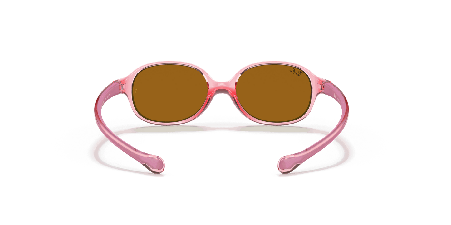 [Brown Lenses, Polished Transparent Light Red Frame]