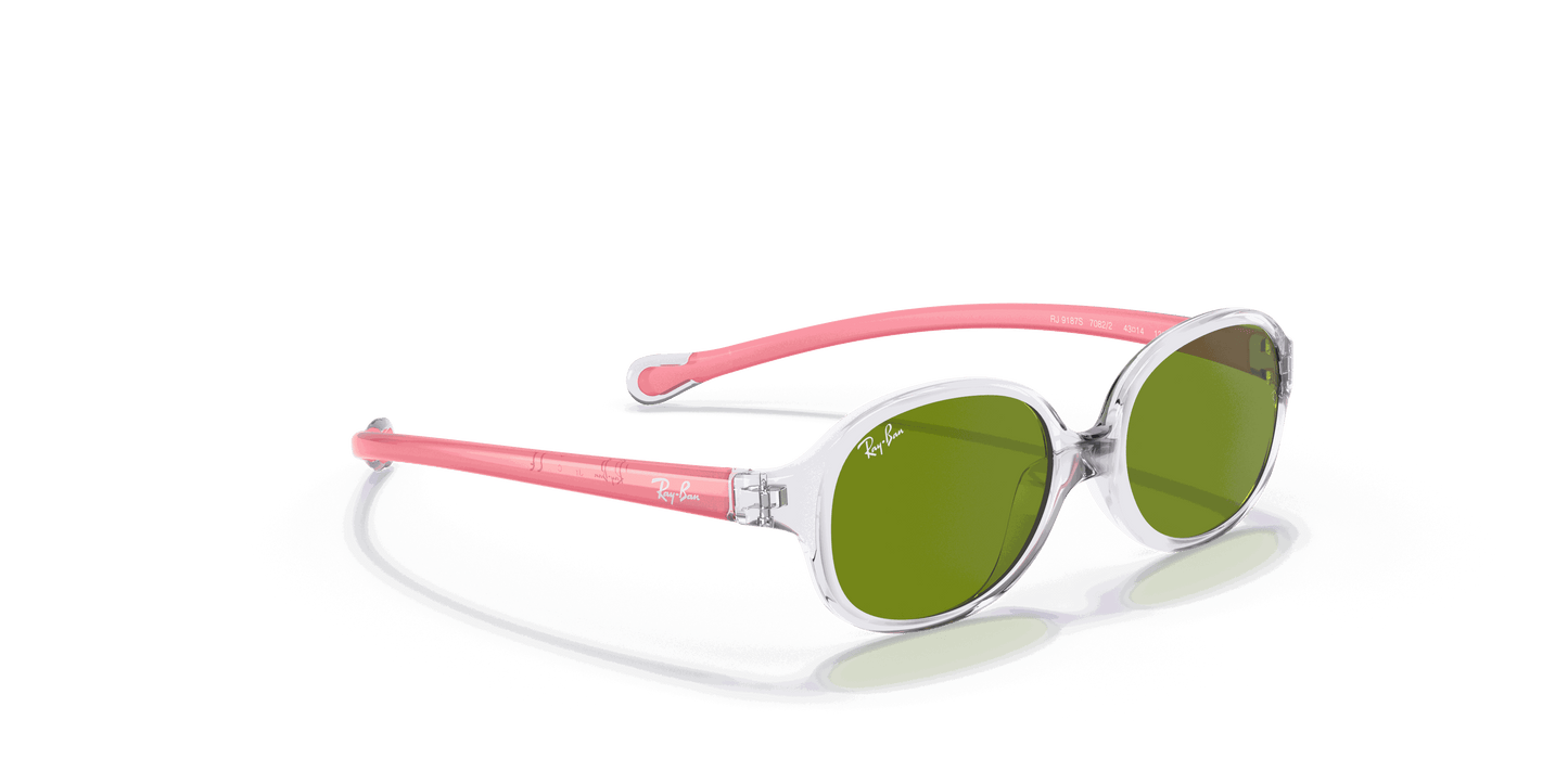 [Green Lenses, Polished Transparent Light Violet Frame]