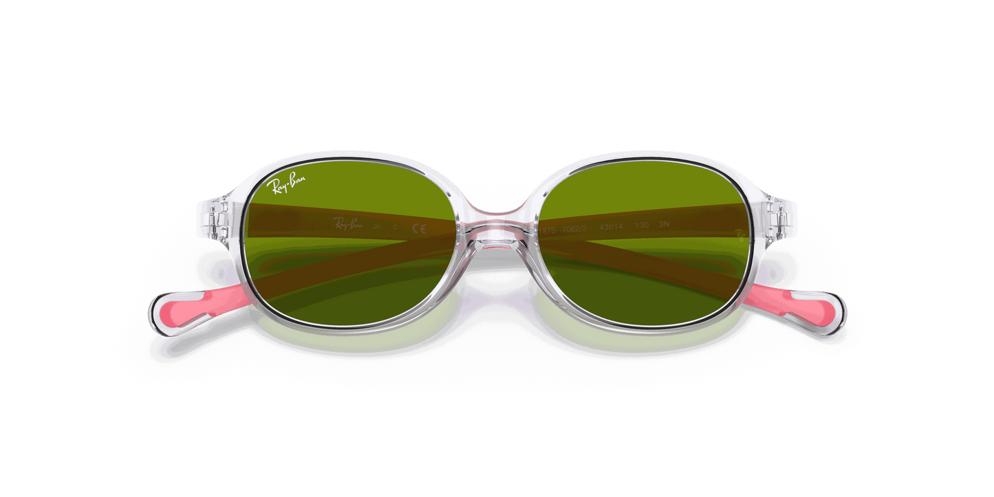 [Green Lenses, Polished Transparent Light Violet Frame]