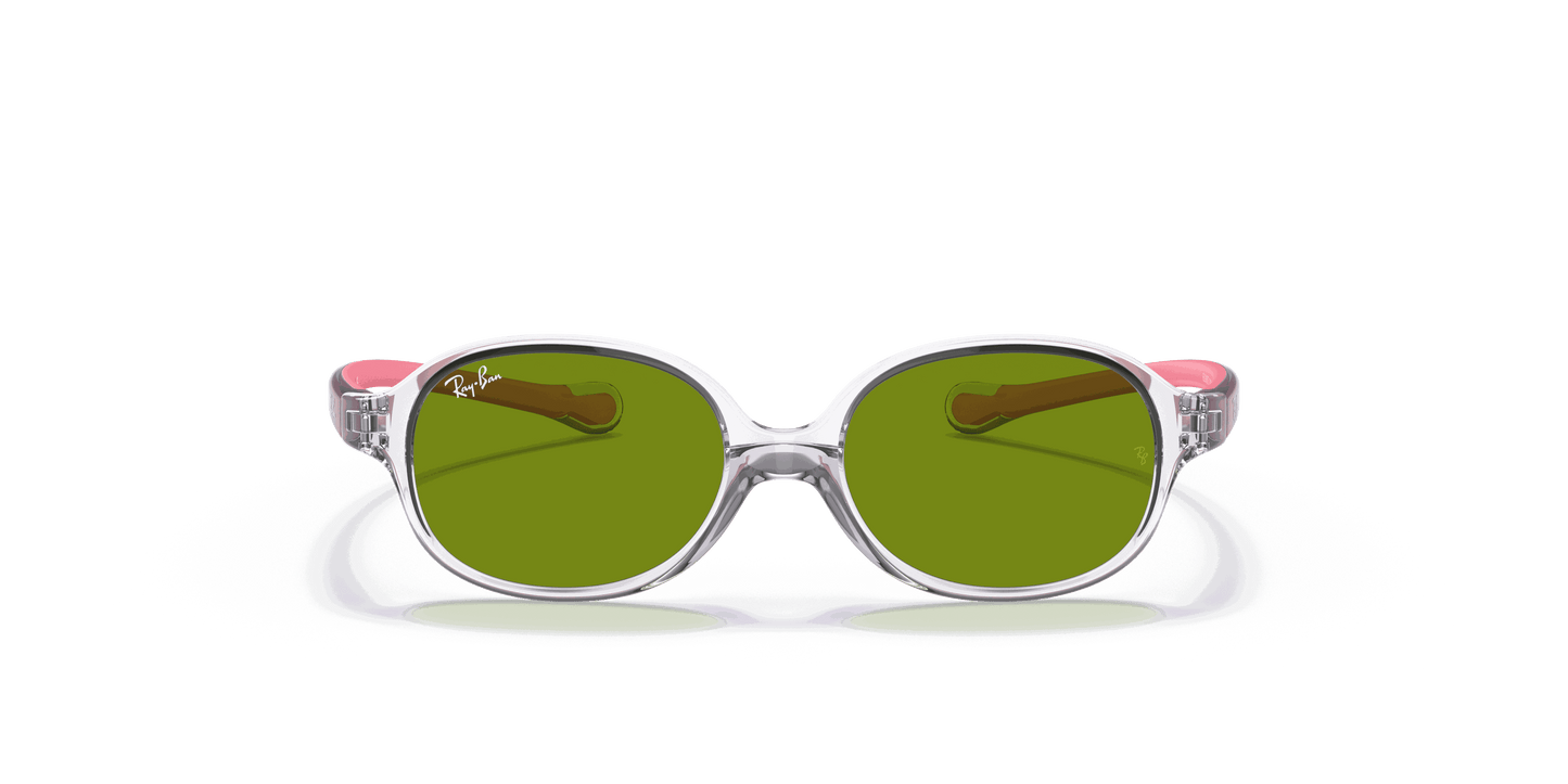 [Green Lenses, Polished Transparent Light Violet Frame]