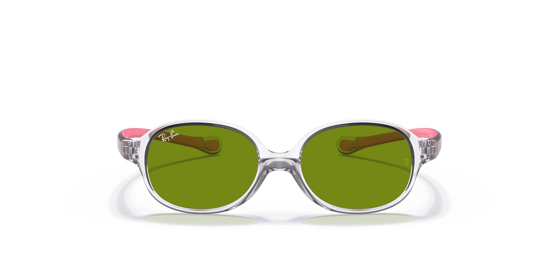 [Green Lenses, Polished Transparent Light Violet Frame]