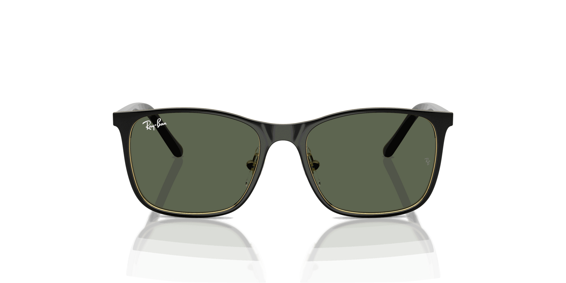 [Dark Green Lenses, Polished Black On Arista Frame]