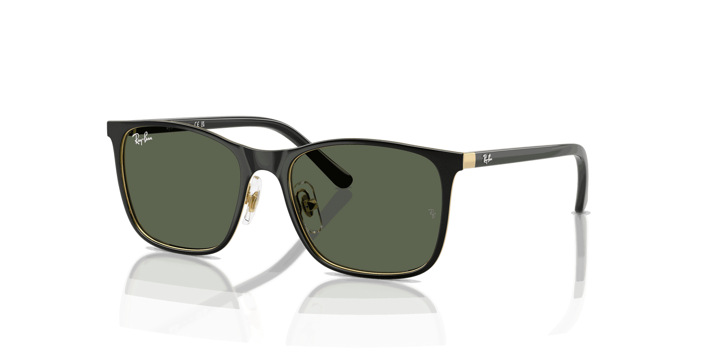 [Dark Green Lenses, Polished Black On Arista Frame]