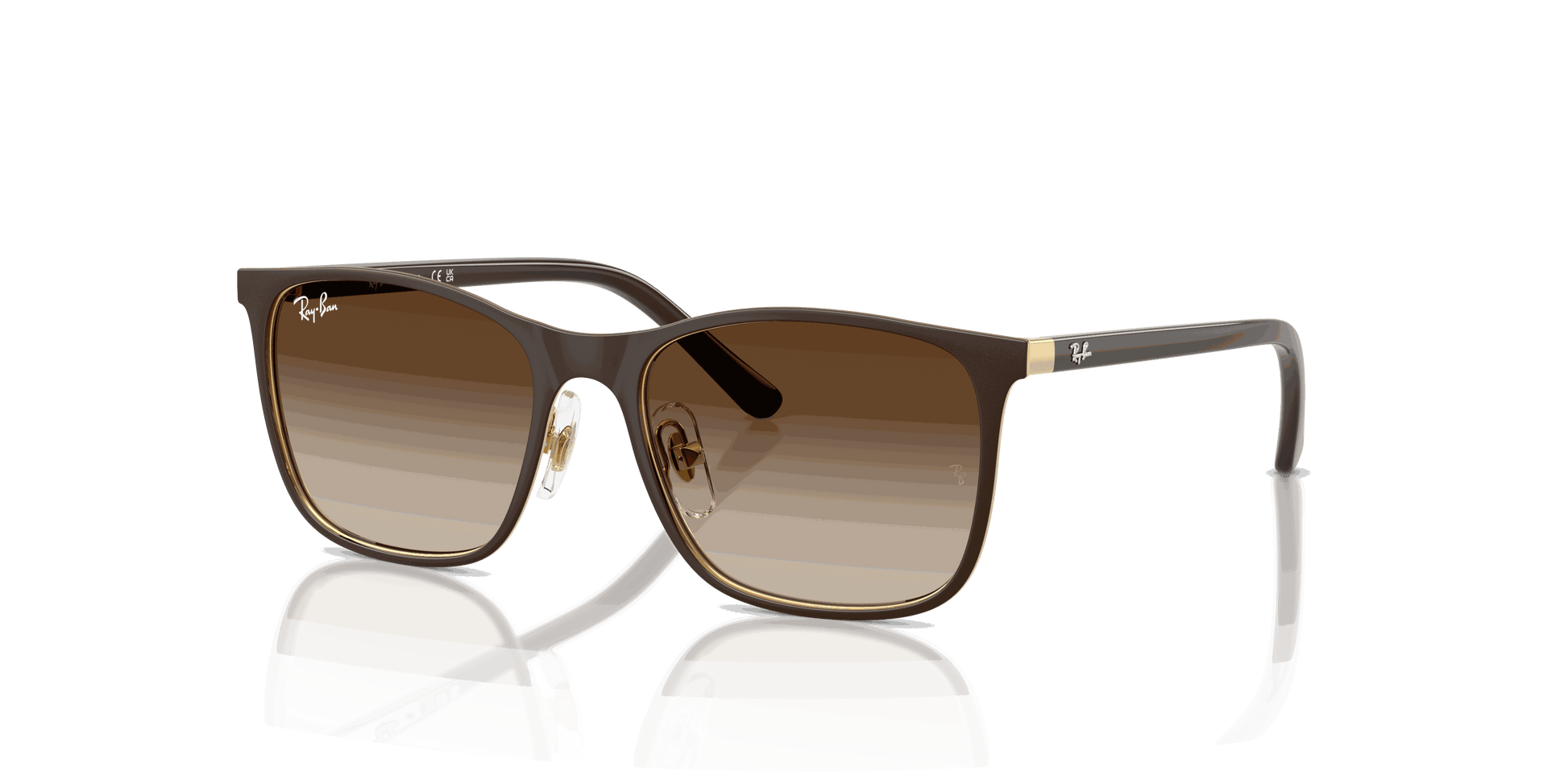 [Gradient Brown Lenses, Matte Brown On Arista Frame]
