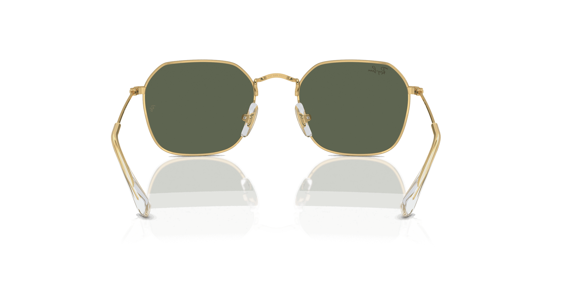 [Dark Green Lenses, Polished Arista Gold Frame]