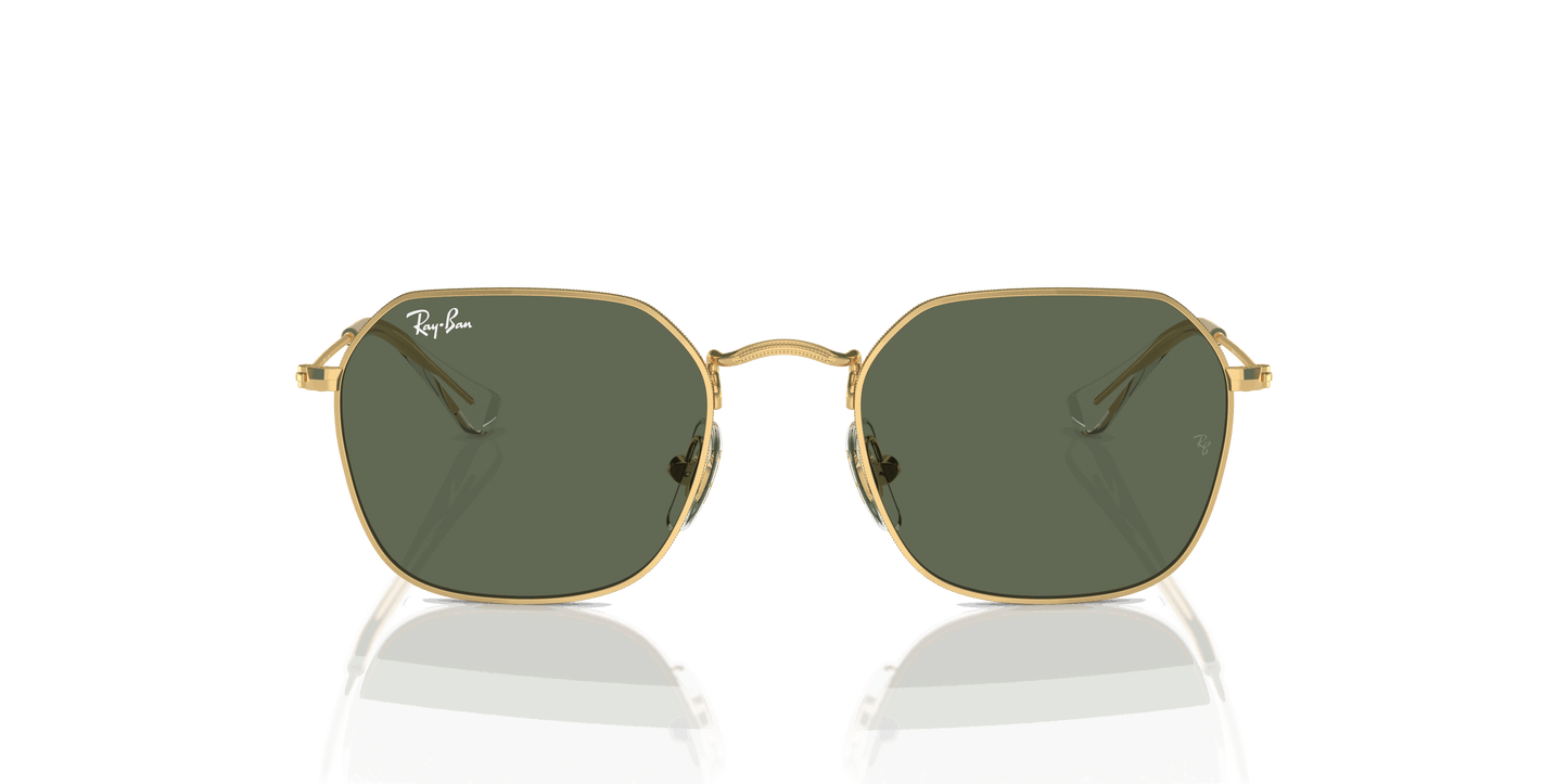 [Dark Green Lenses, Polished Arista Gold Frame]