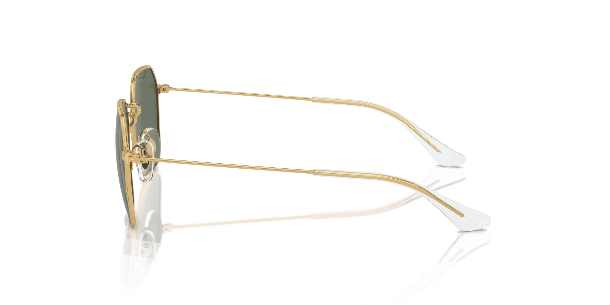 [Dark Green Lenses, Polished Arista Gold Frame]