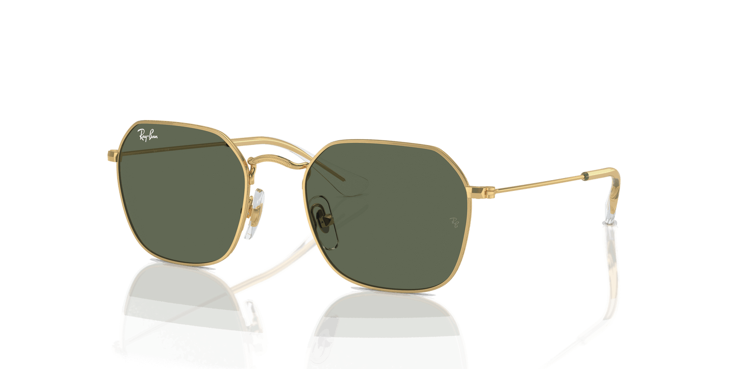 [Dark Green Lenses, Polished Arista Gold Frame]