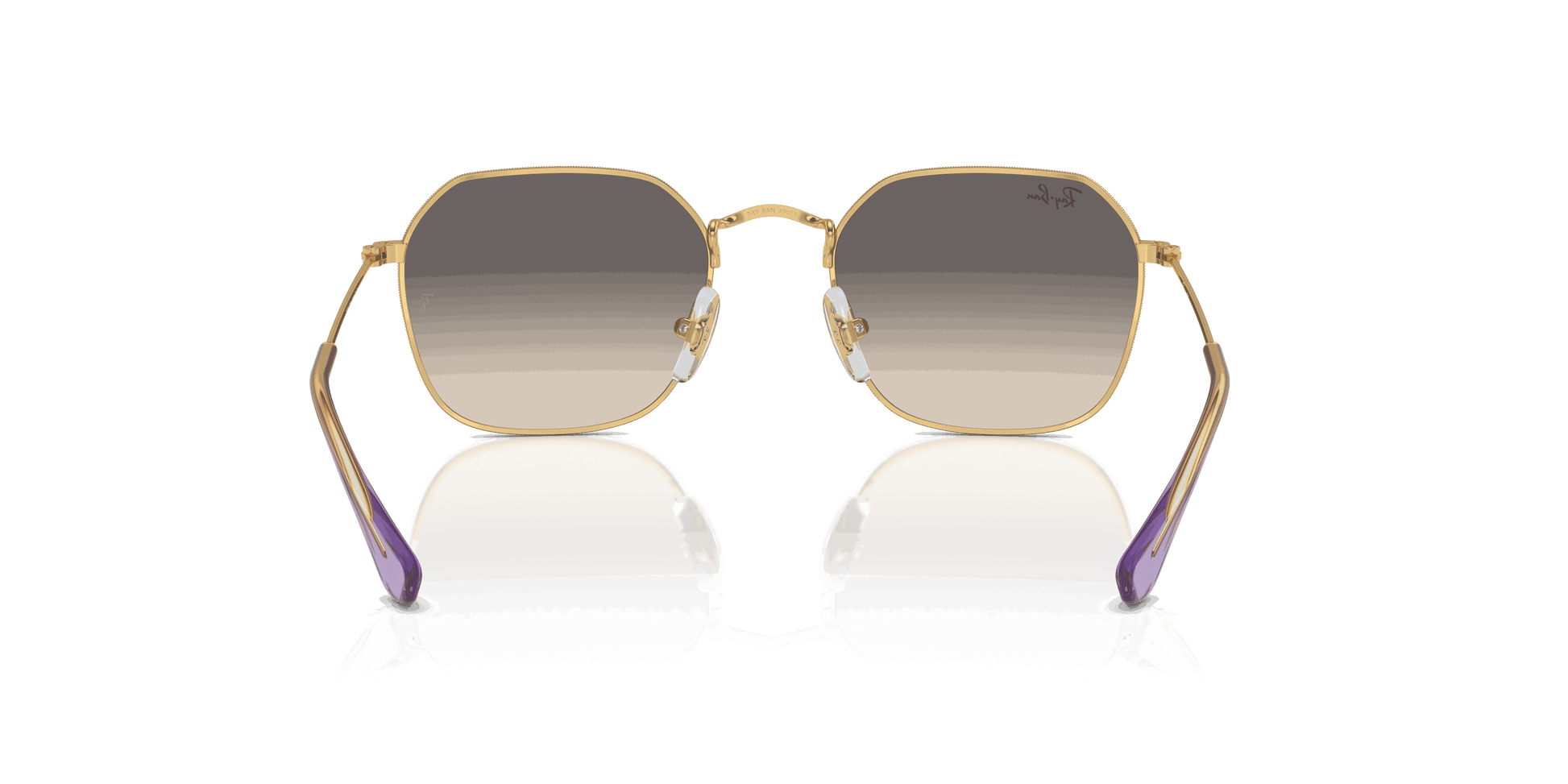 [Grey Lenses, Polished Arista Gold Frame]