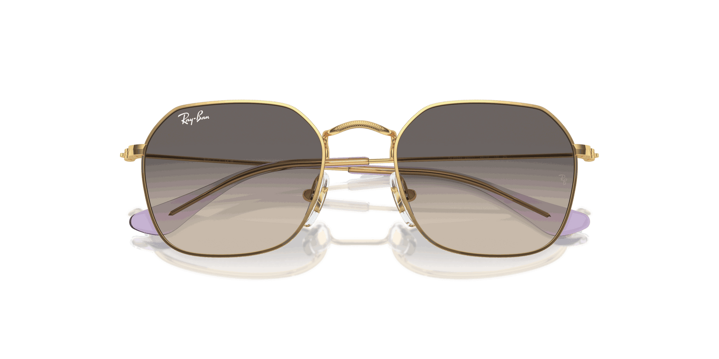 [Grey Lenses, Polished Arista Gold Frame]