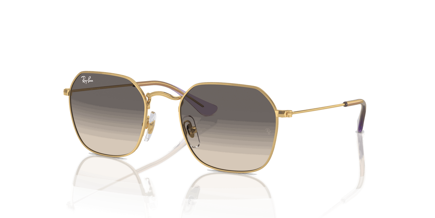 [Grey Lenses, Polished Arista Gold Frame]