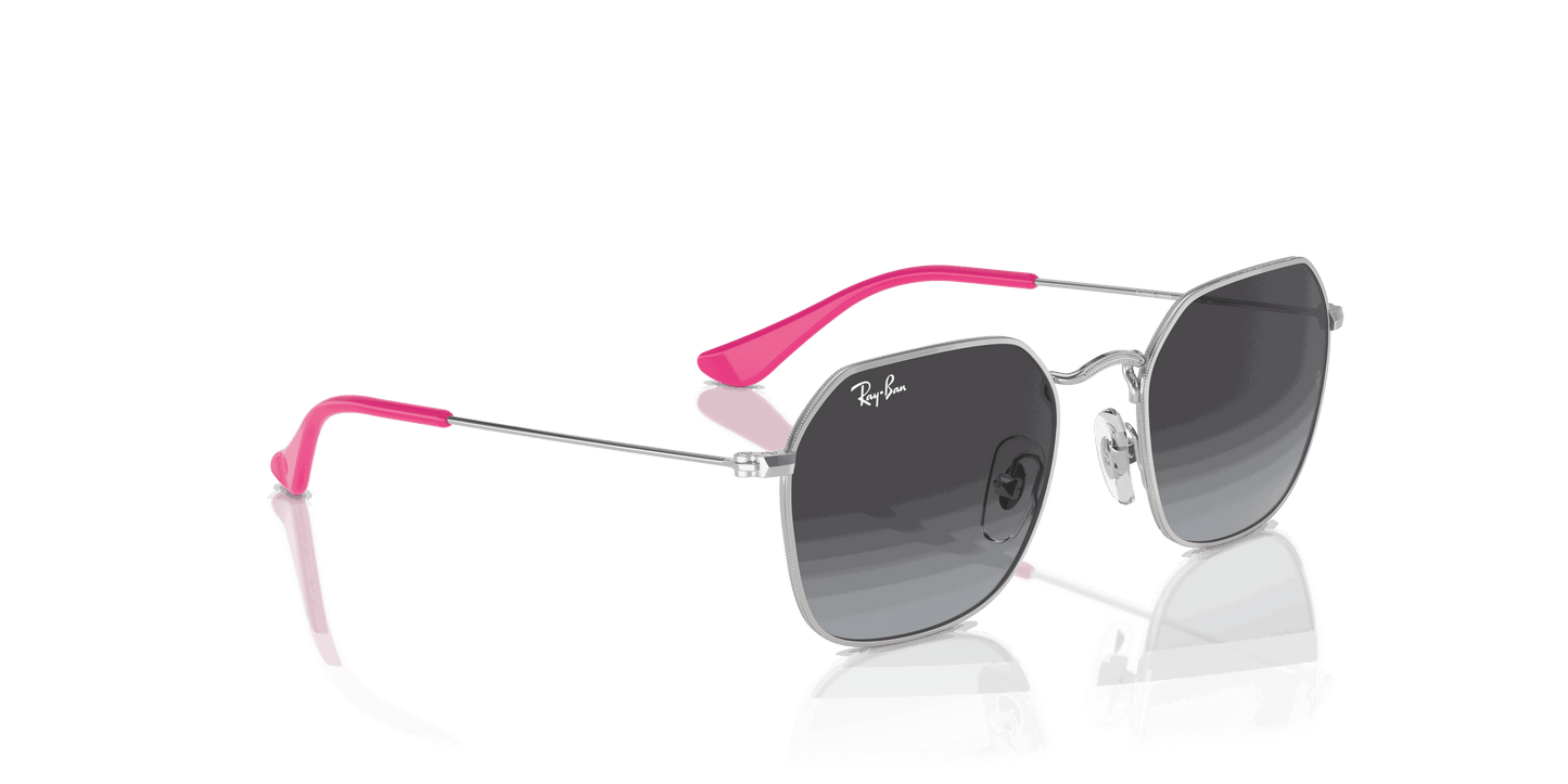 [Grey Lenses, Polished Silver Frame]