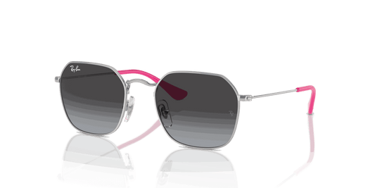 [Grey Lenses, Polished Silver Frame]