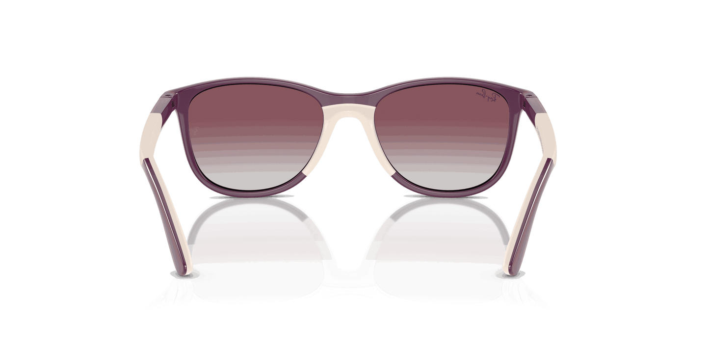 [Violet/Grey Lenses, Polished Purple On Beige Frame]