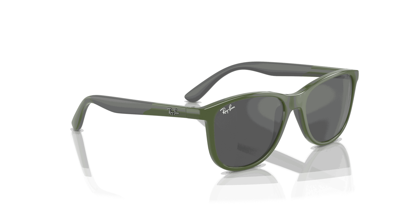 [Silver/Grey Lenses, Polished Green On Grey Frame]