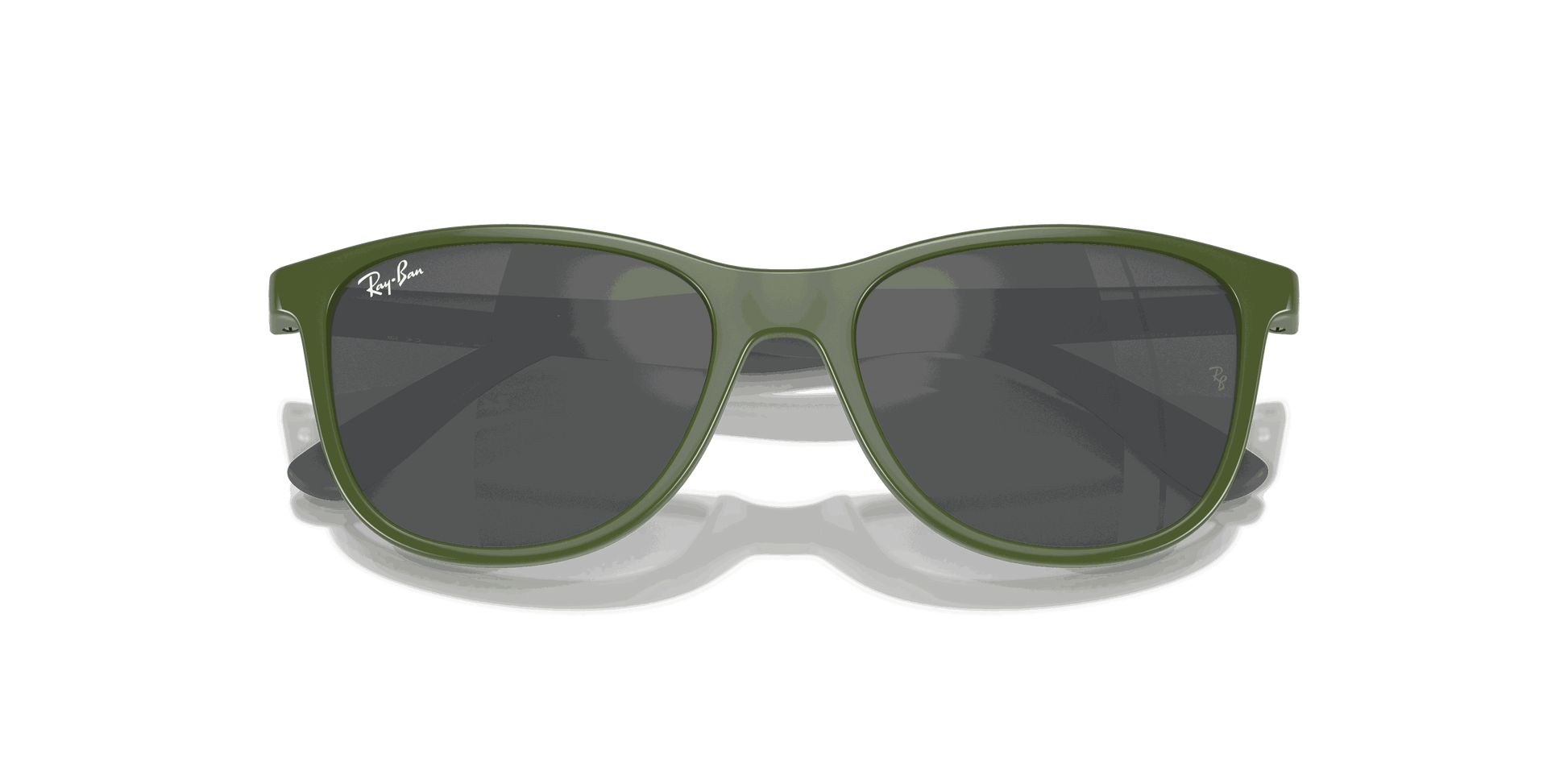 [Silver/Grey Lenses, Polished Green On Grey Frame]