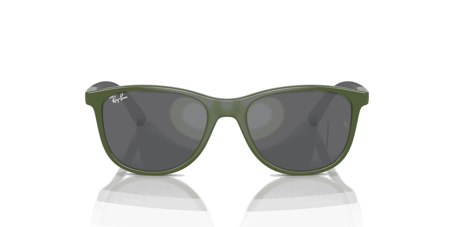 [Silver/Grey Lenses, Polished Green On Grey Frame]