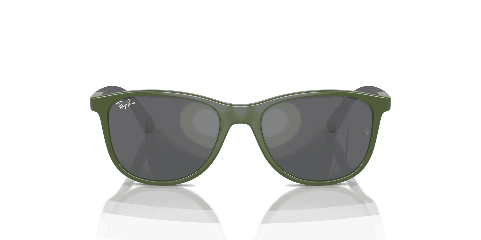 [Silver/Grey Lenses, Polished Green On Grey Frame]