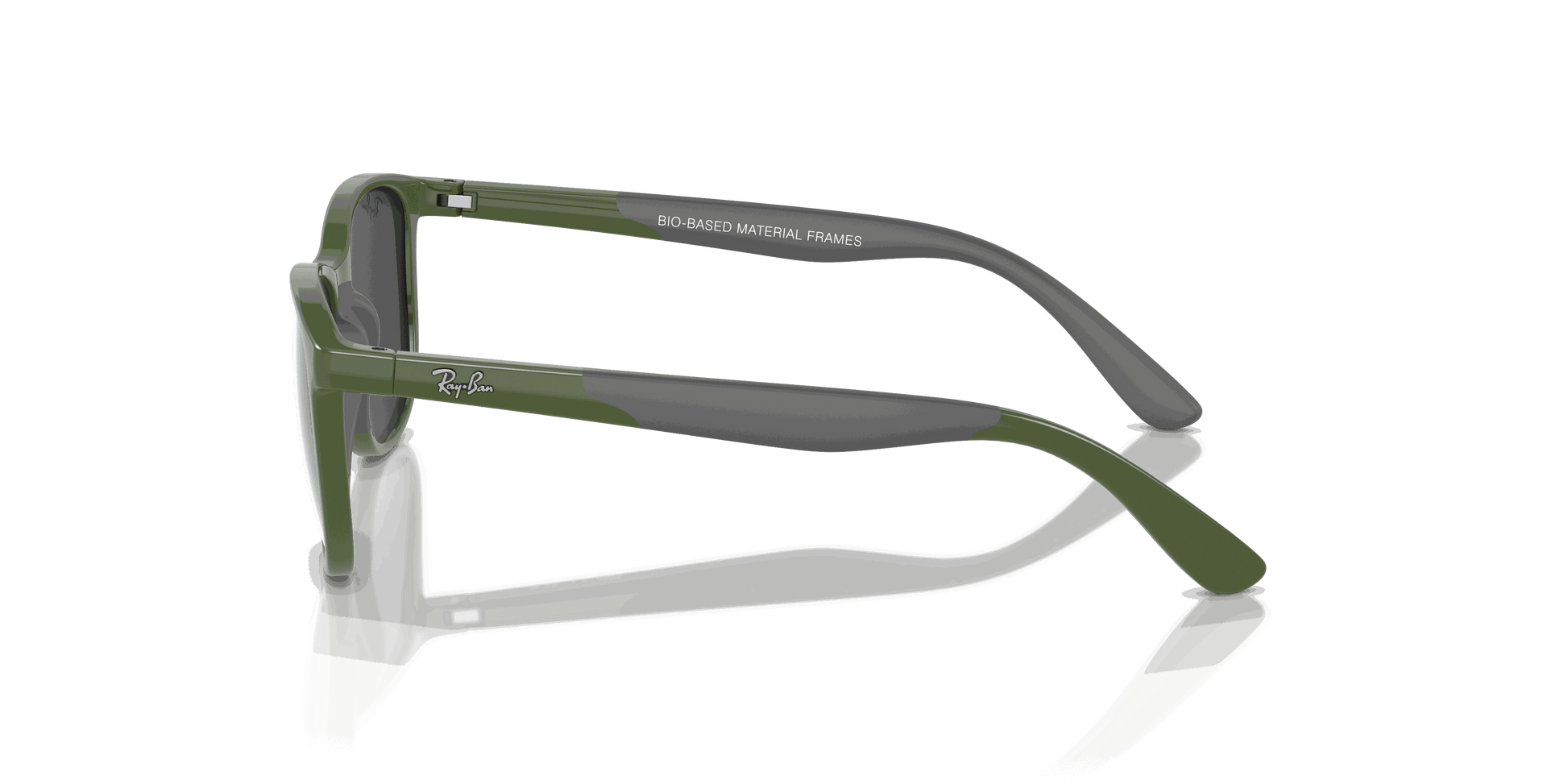 [Silver/Grey Lenses, Polished Green On Grey Frame]