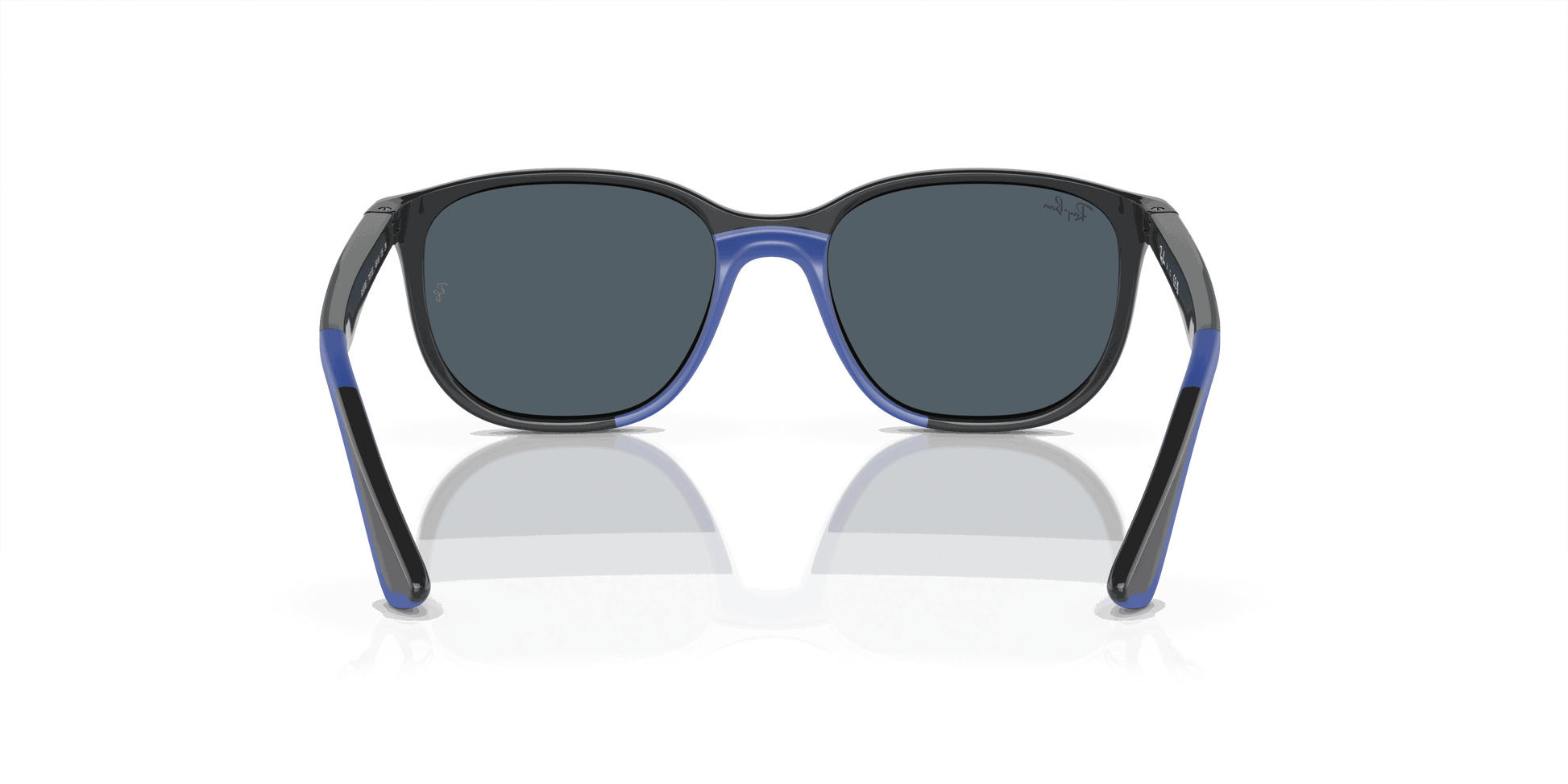 [Dark Blue Lenses, Polished Grey On Blue Frame]