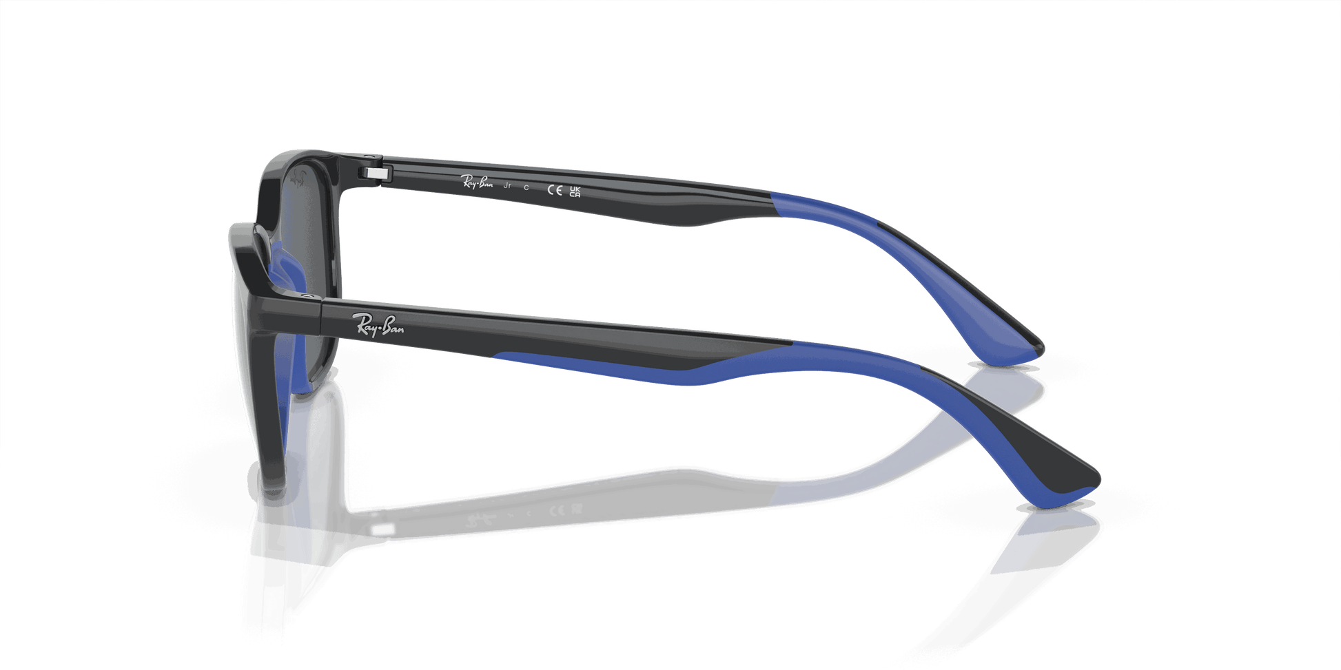 [Dark Blue Lenses, Polished Grey On Blue Frame]
