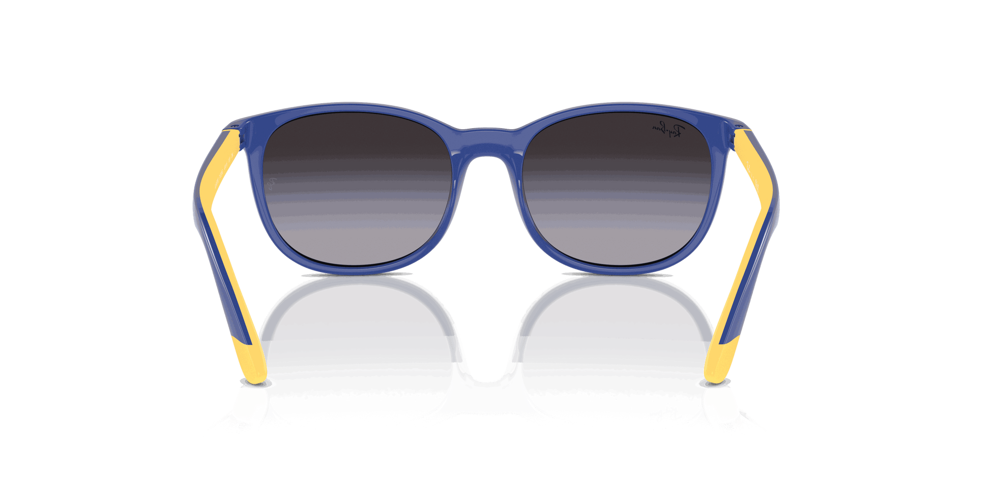 [Violet Lenses, Polished Light Blue On Yellow Frame]