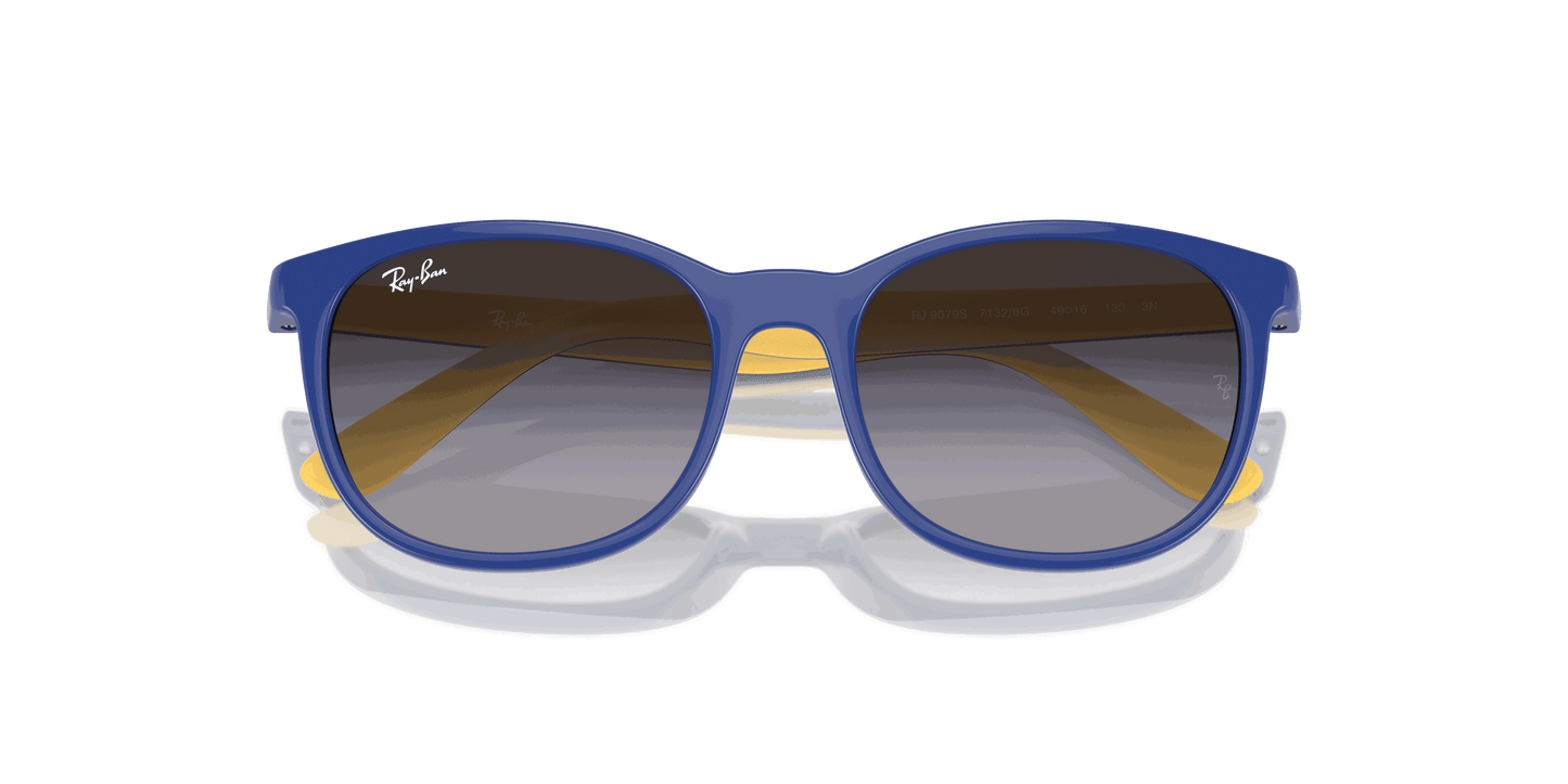 [Violet Lenses, Polished Light Blue On Yellow Frame]