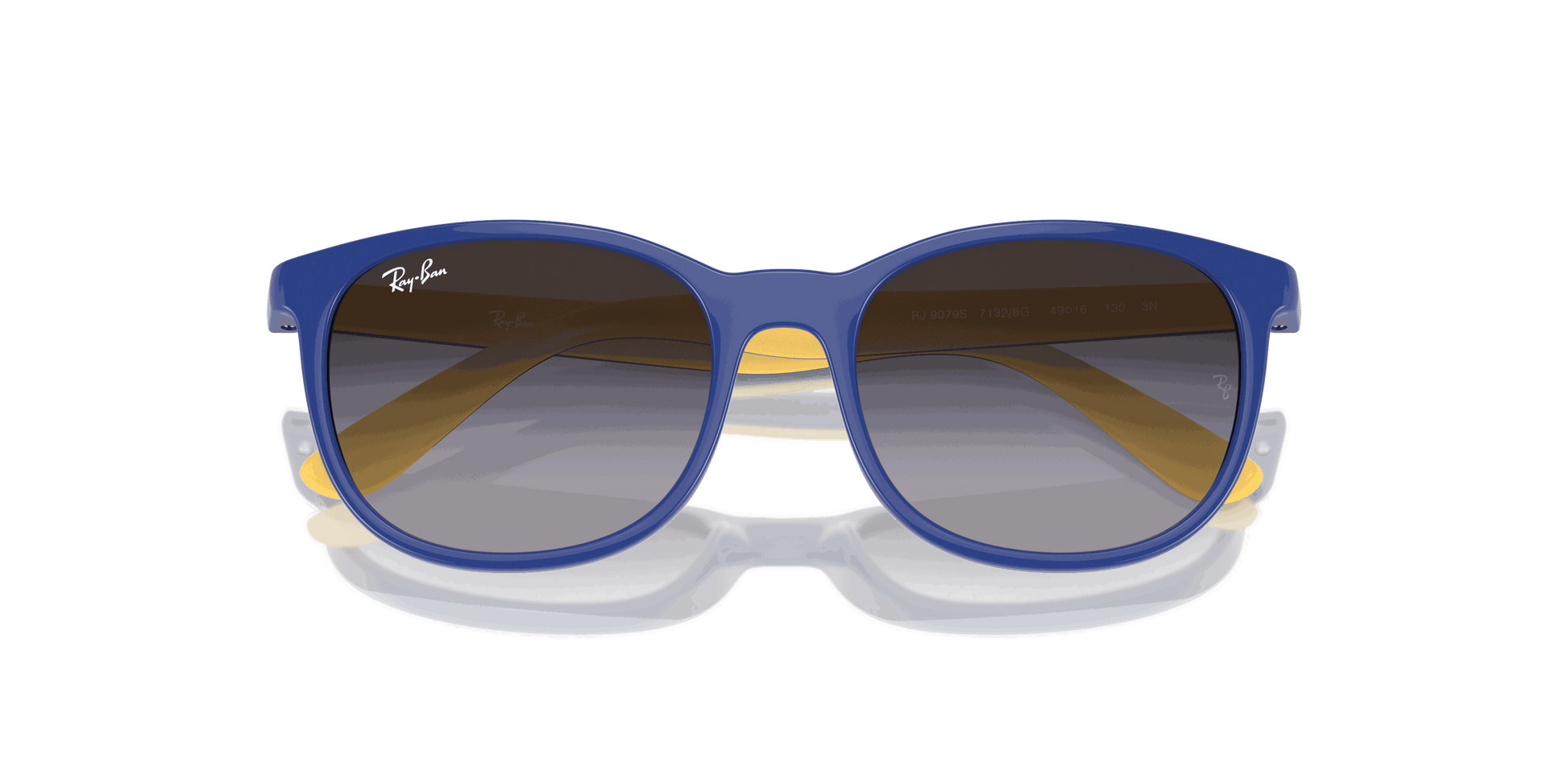 [Violet Lenses, Polished Light Blue On Yellow Frame]