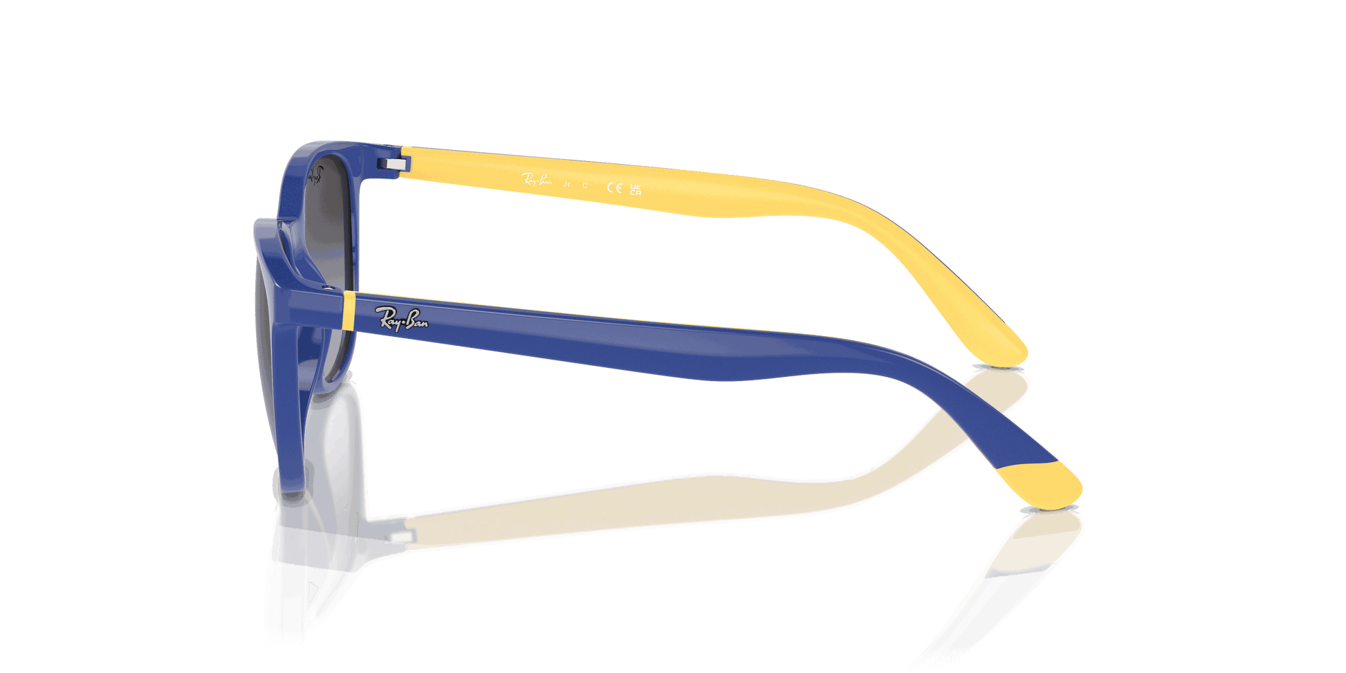 [Violet Lenses, Polished Light Blue On Yellow Frame]