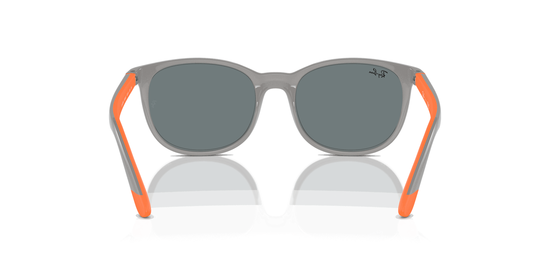 [Grey & Black Lenses, Polished Grey On Orange Frame]