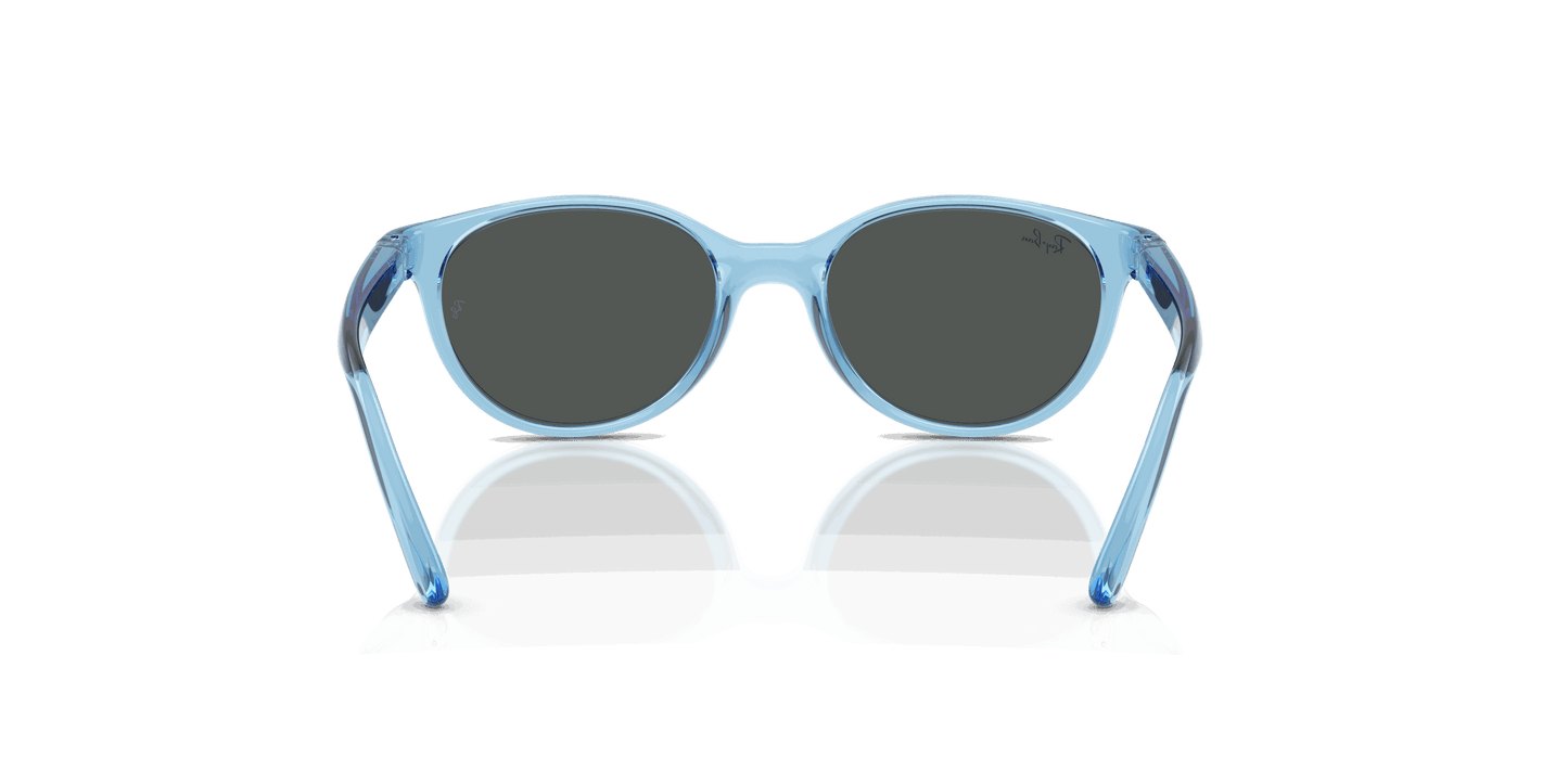 [Dark Grey Lenses, Polished Transparent Blue Frame]