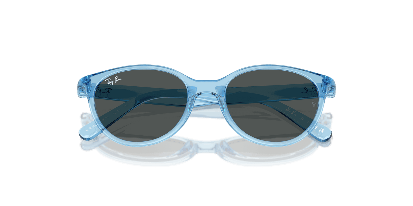 [Dark Grey Lenses, Polished Transparent Blue Frame]