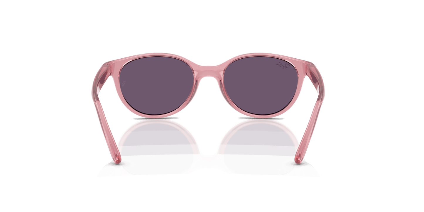 [Violet Lenses, Polished Transparent Pink Frame]