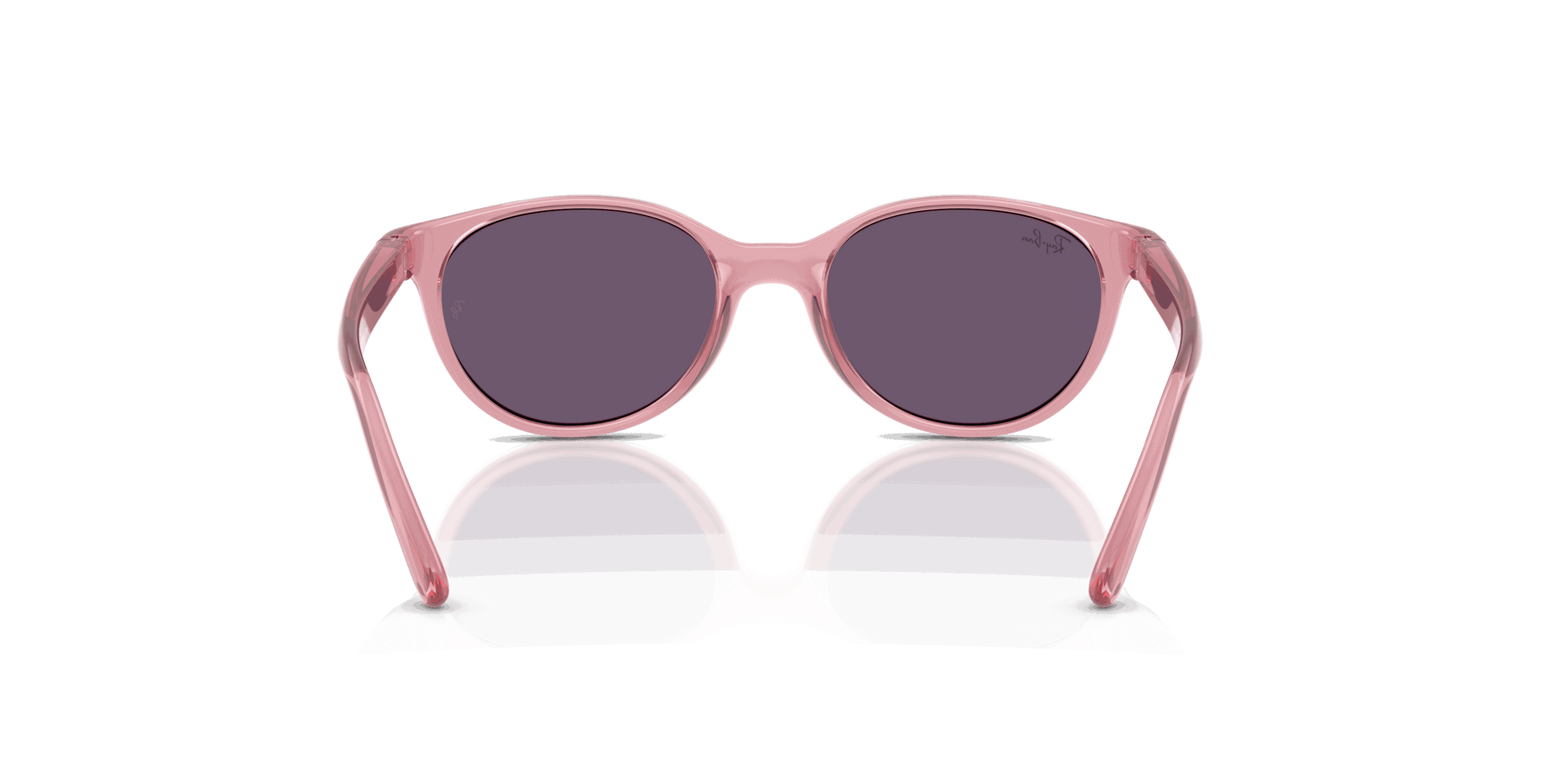 [Violet Lenses, Polished Transparent Pink Frame]