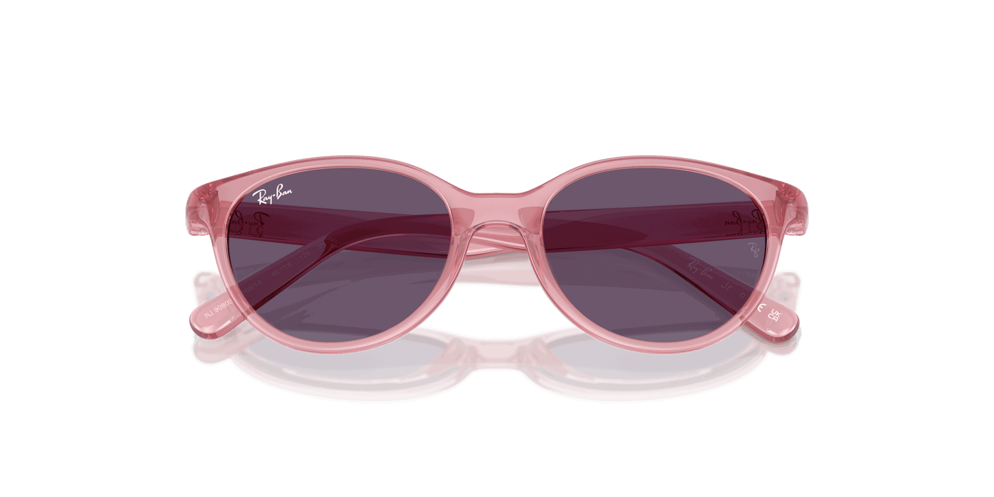 [Violet Lenses, Polished Transparent Pink Frame]