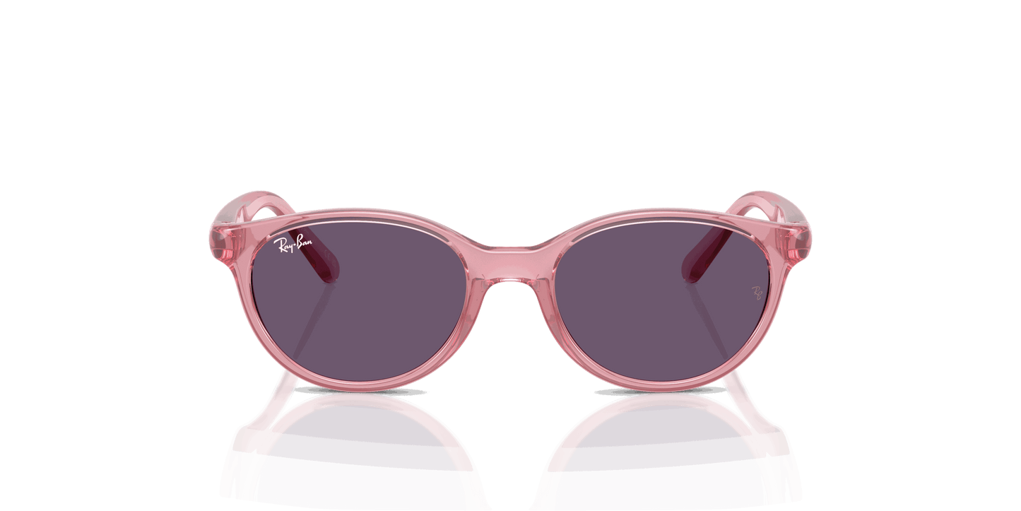 [Violet Lenses, Polished Transparent Pink Frame]