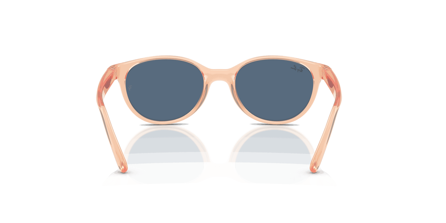 [Dark Blue Lenses, Polished Transparent Orange Frame]