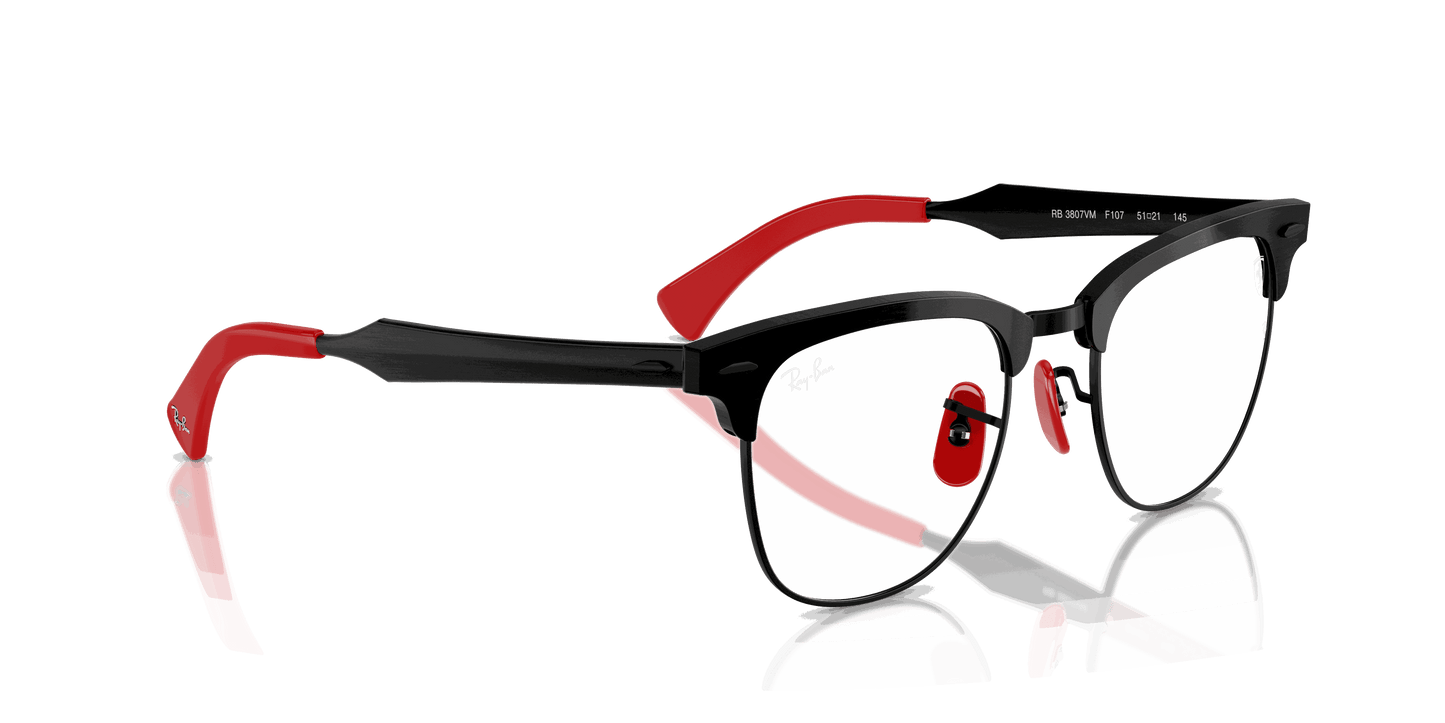 [Clear Lenses, Matte Brushed Black On Black Frame]