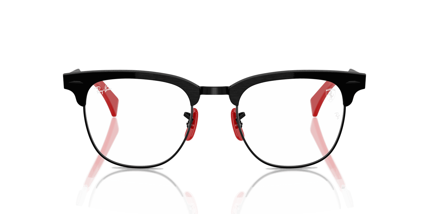 [Clear Lenses, Matte Brushed Black On Black Frame]