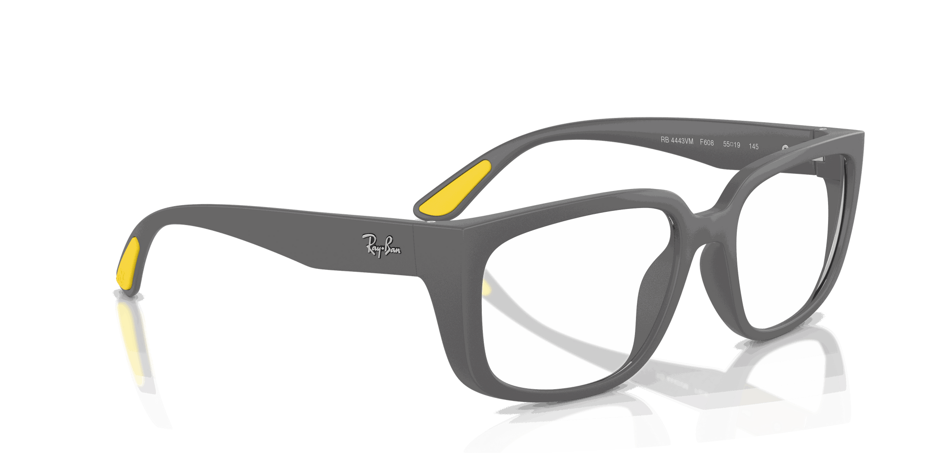 [Clear Lenses, Matte Grey Frame]