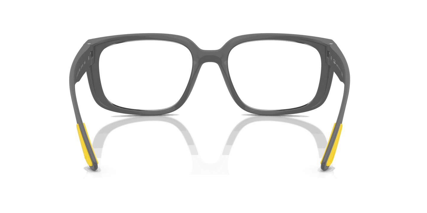 [Clear Lenses, Matte Grey Frame]