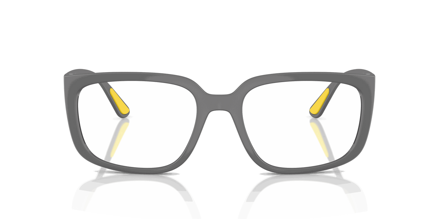 [Clear Lenses, Matte Grey Frame]