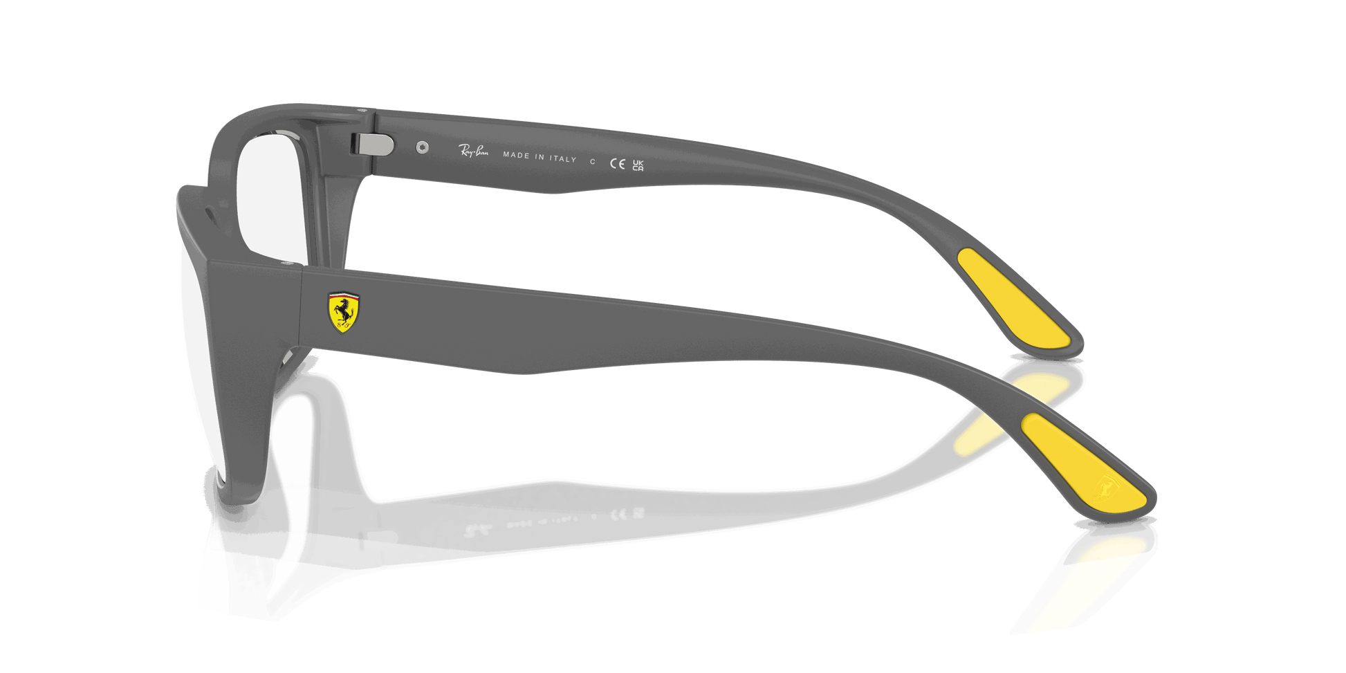 [Clear Lenses, Matte Grey Frame]