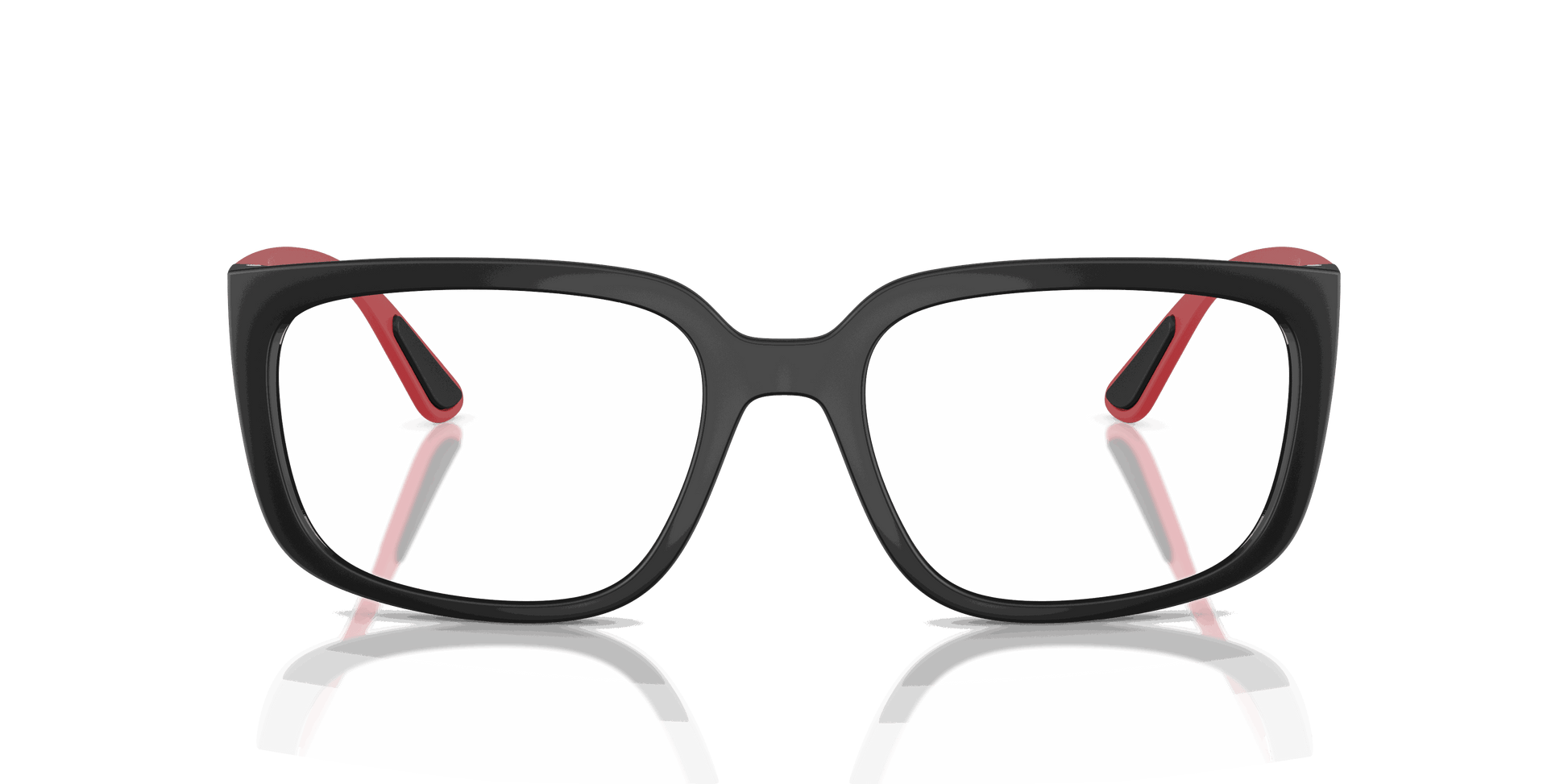 [Clear Lenses, Matte Black Frame]