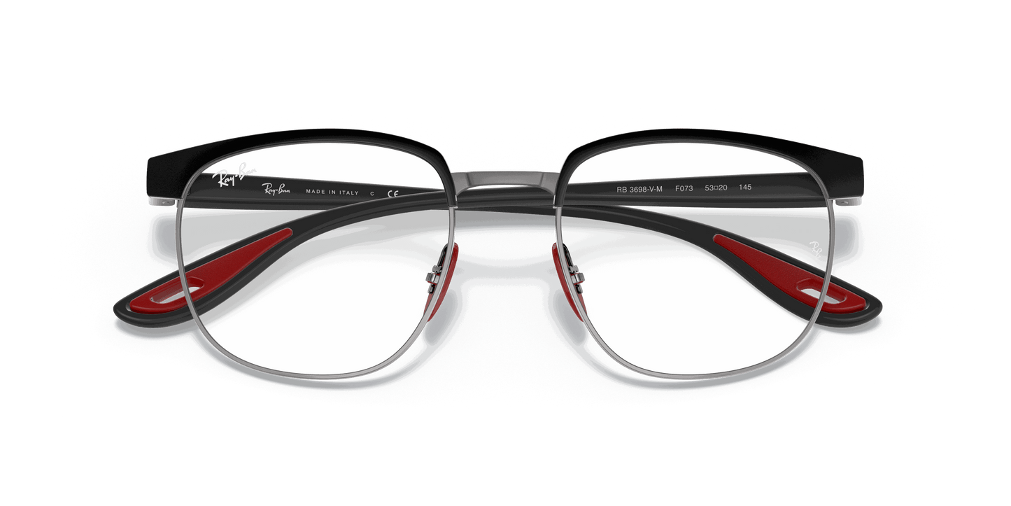 [Clear Lenses, Matte Black On Gunmetal Frame]