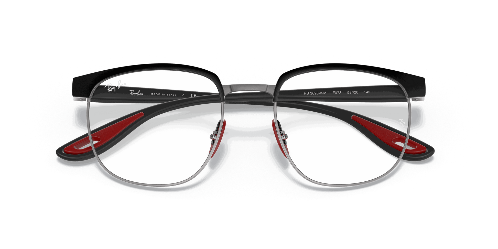 [Clear Lenses, Matte Black On Gunmetal Frame]