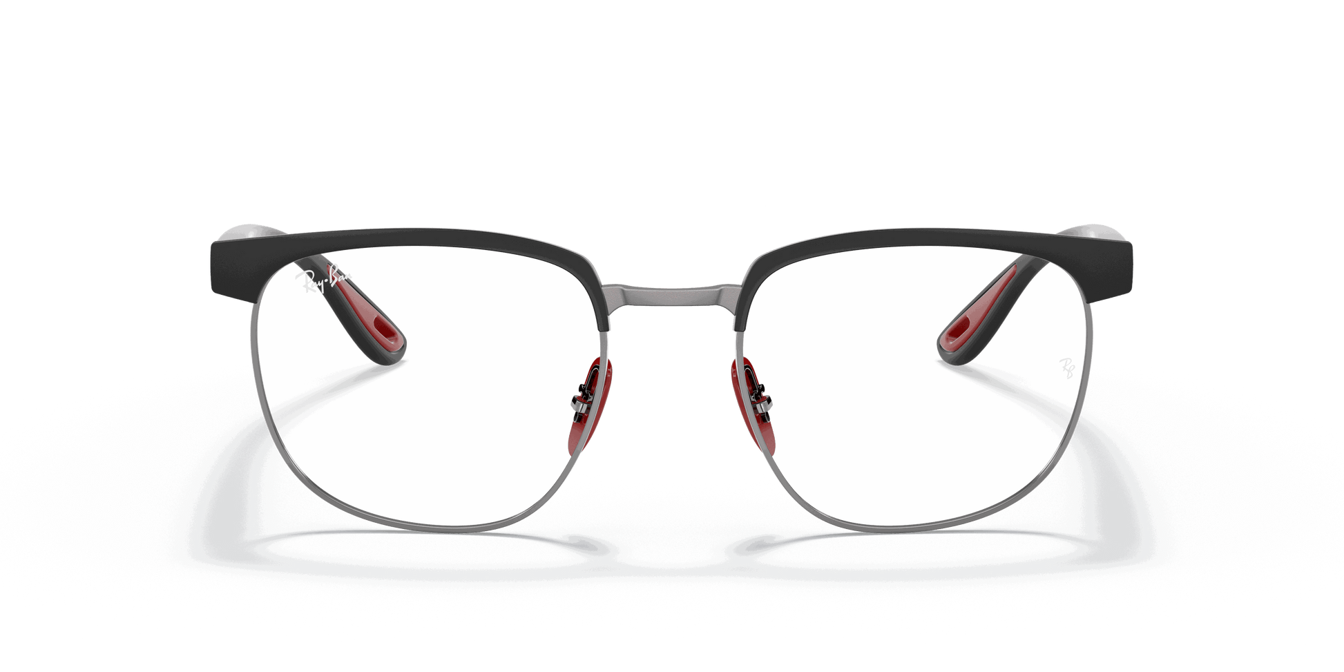 [Clear Lenses, Matte Black On Gunmetal Frame]