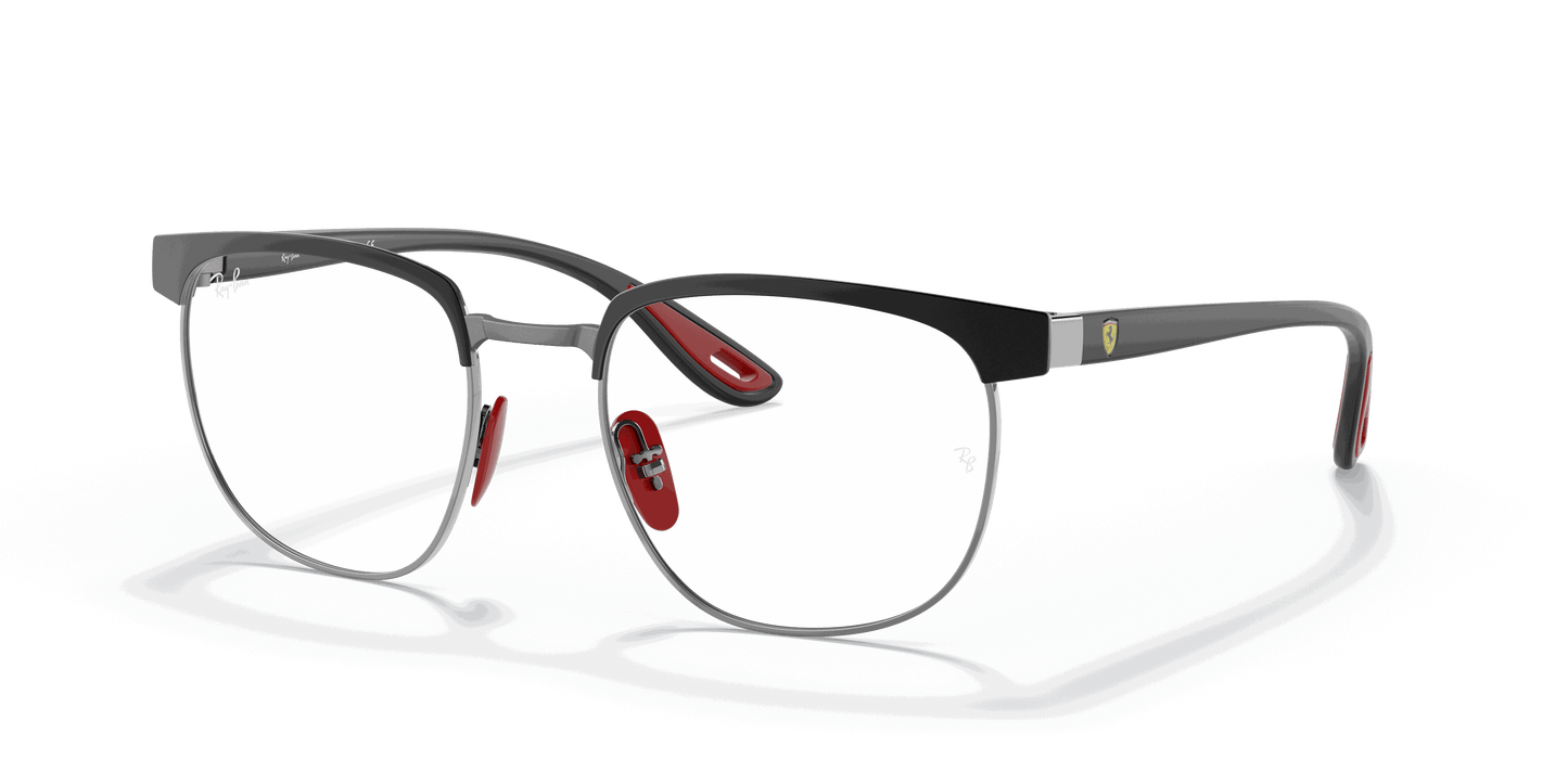 [Clear Lenses, Matte Black On Gunmetal Frame]