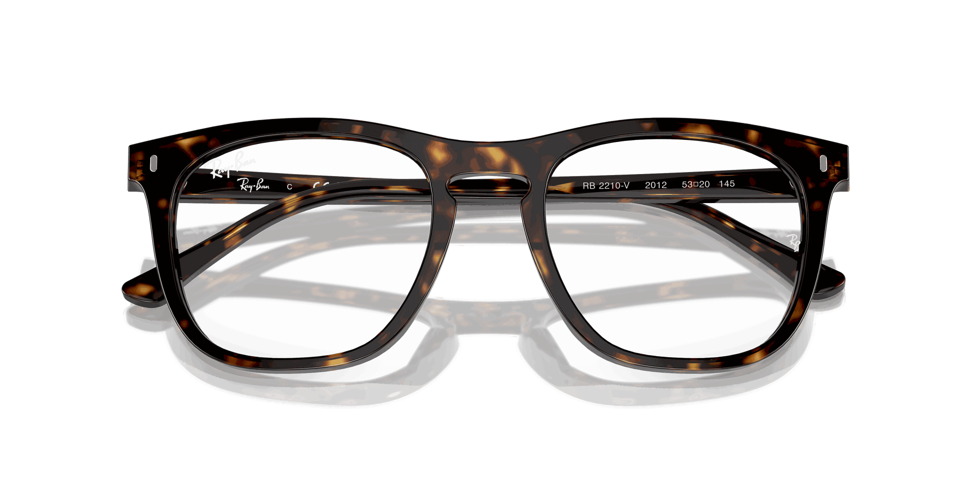 [Clear Lenses, Polished Havana Frame]