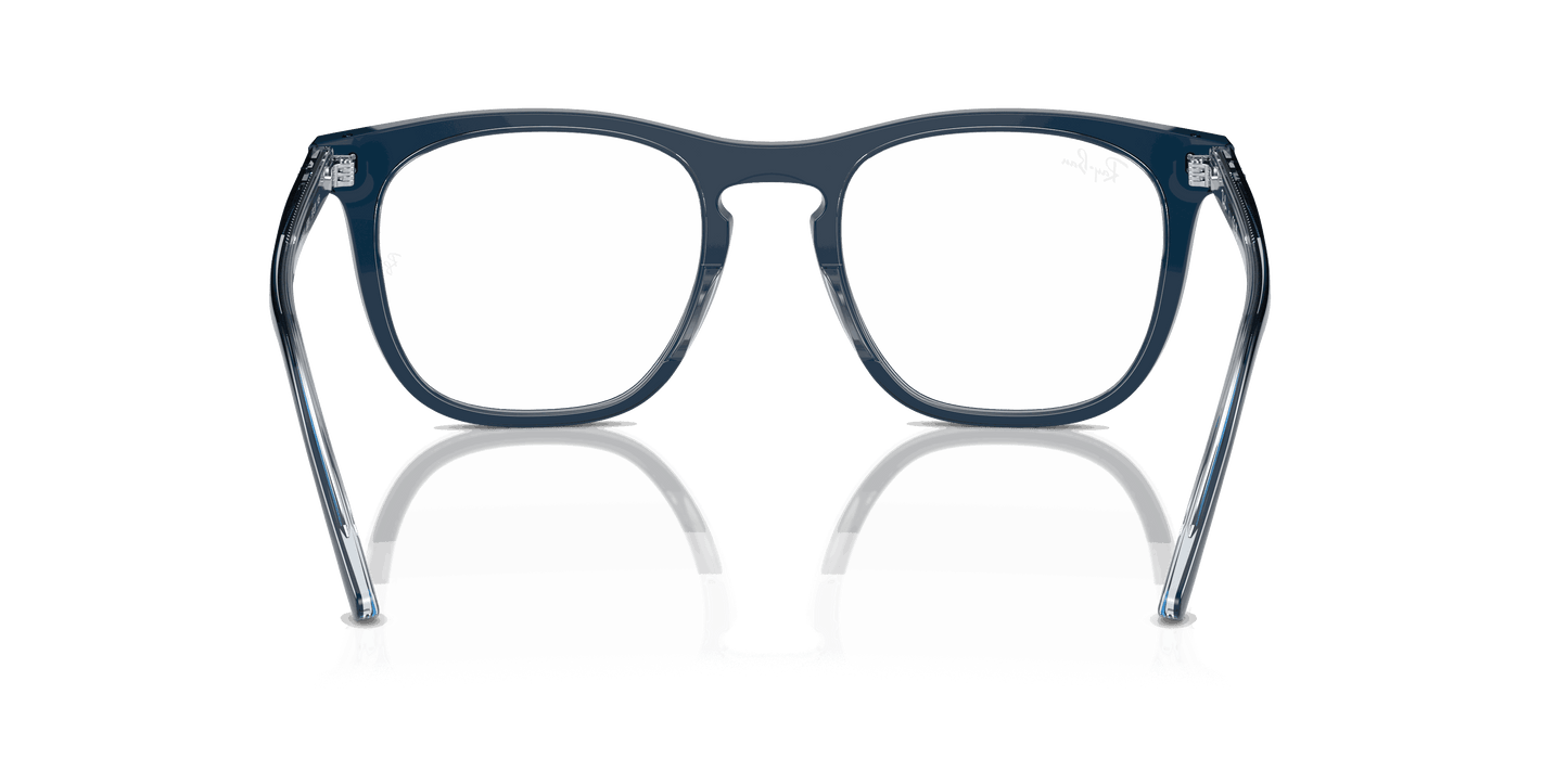[Clear Lenses, Polished Blue On Transparent Blue Frame]